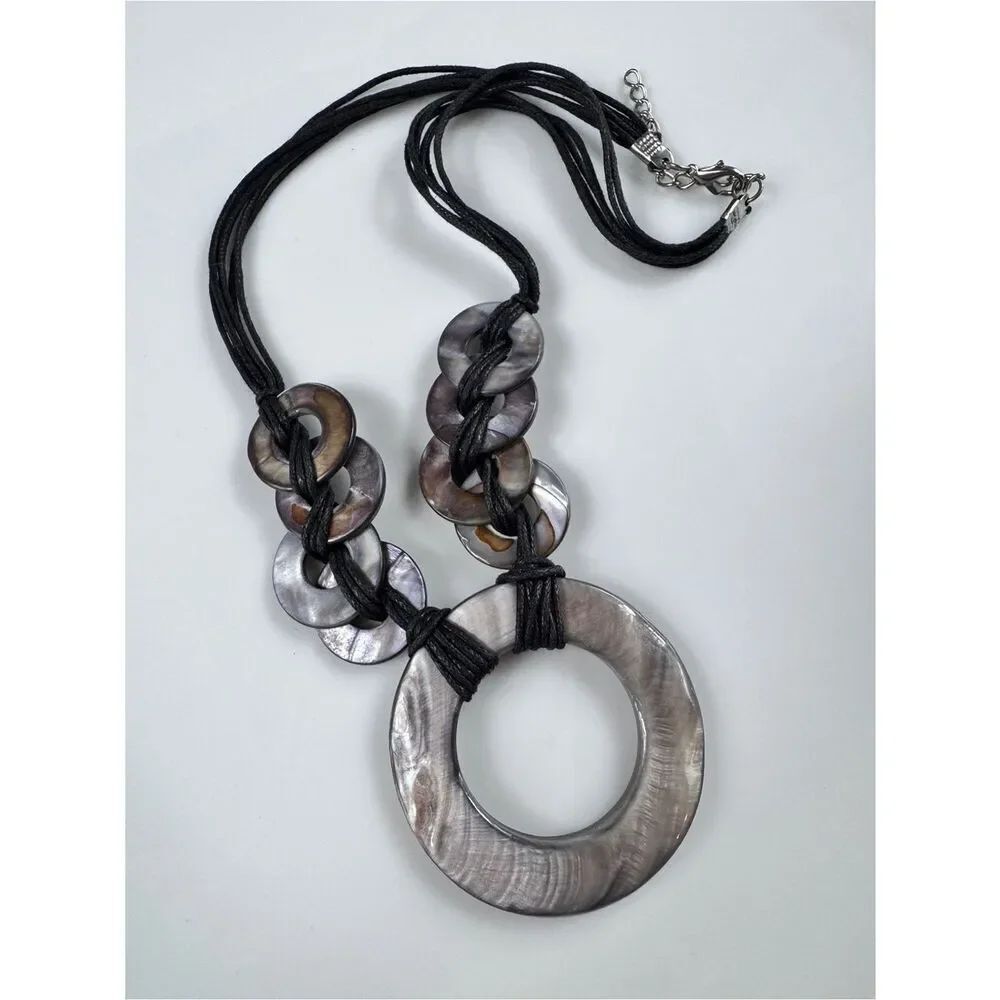 Vintage Avant Garde Mother Of Pearls Necklace